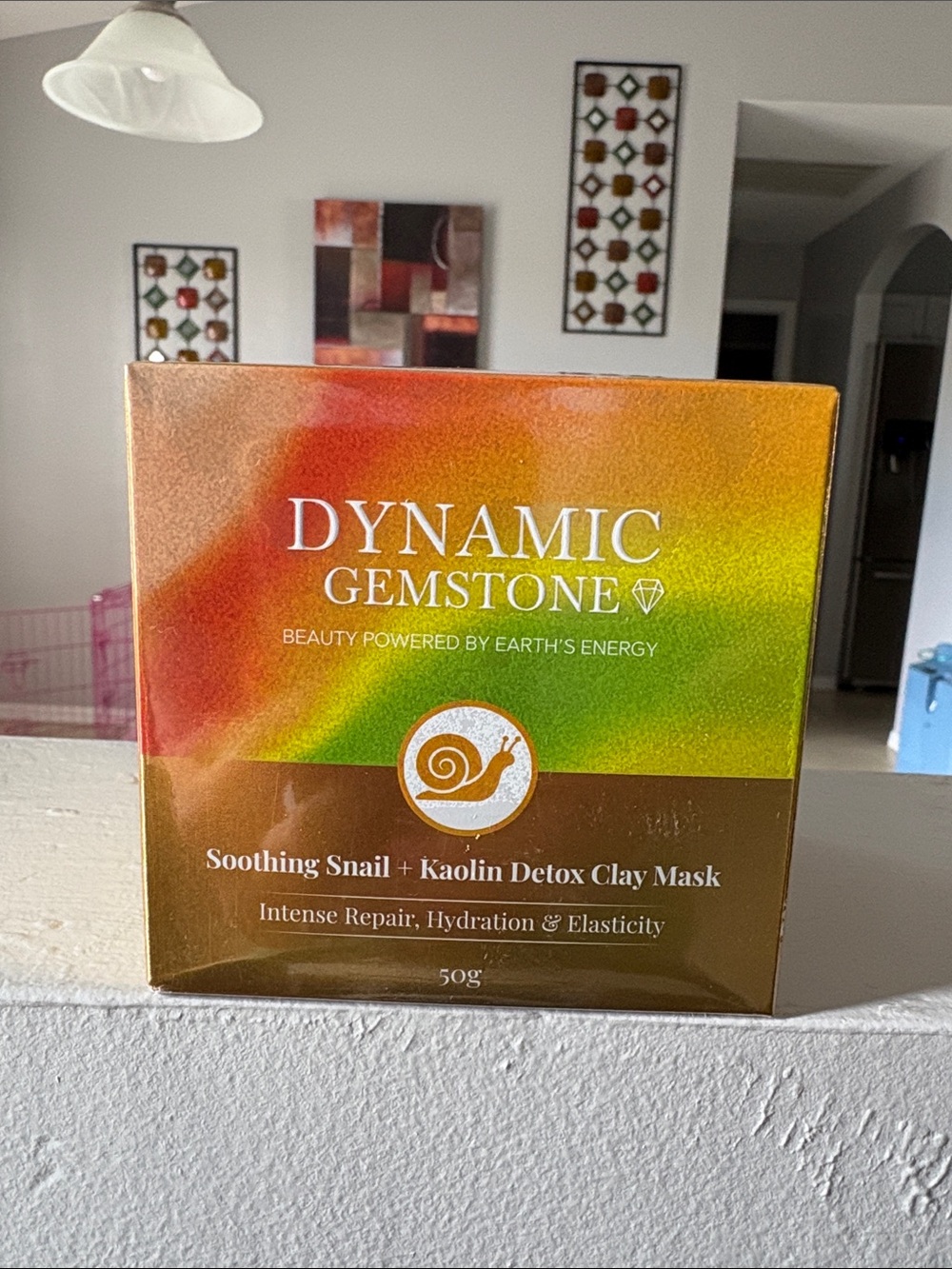 DYNAMIC GEMSTONE Soothing Snail Kaolin Detox Clay Mask - Multicolor